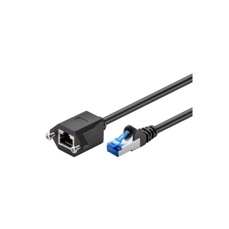 "High-Speed MicroConnect SFTP CAT6A Ext Cable 1m - Reliable & Durable Networking - Item SFTP6A01EXT"
